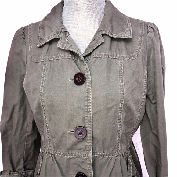 LOFT Twill Peplum Jacket - Picture 2 of 8